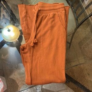 Rust Orange Jogger Pants